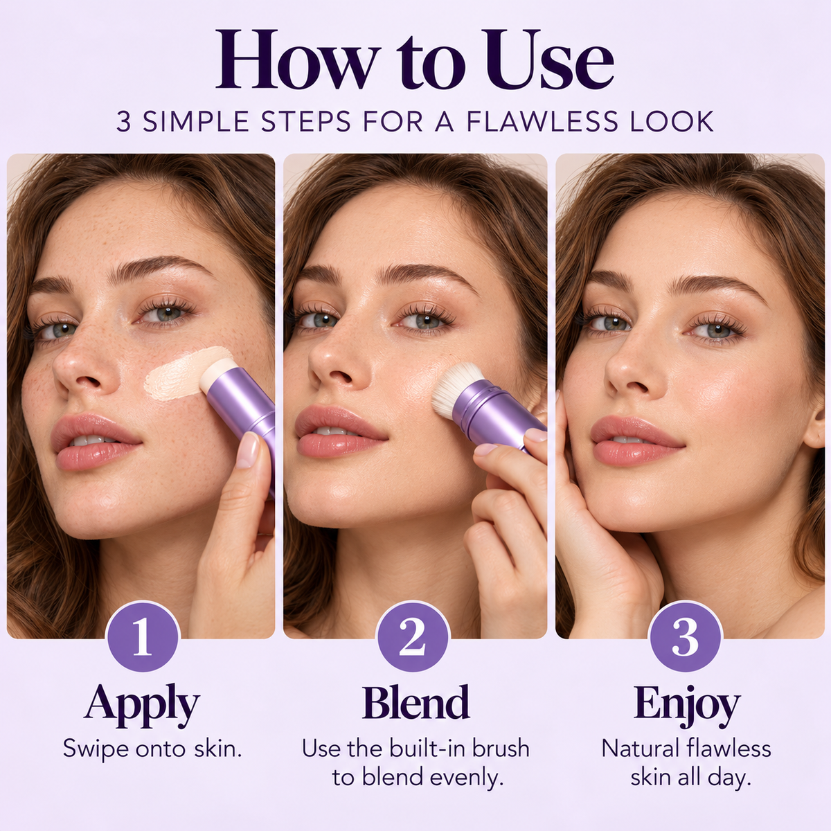 ⏳ Last day to save 63%🔥🔥🔥Color Changing Foundation Stick💧