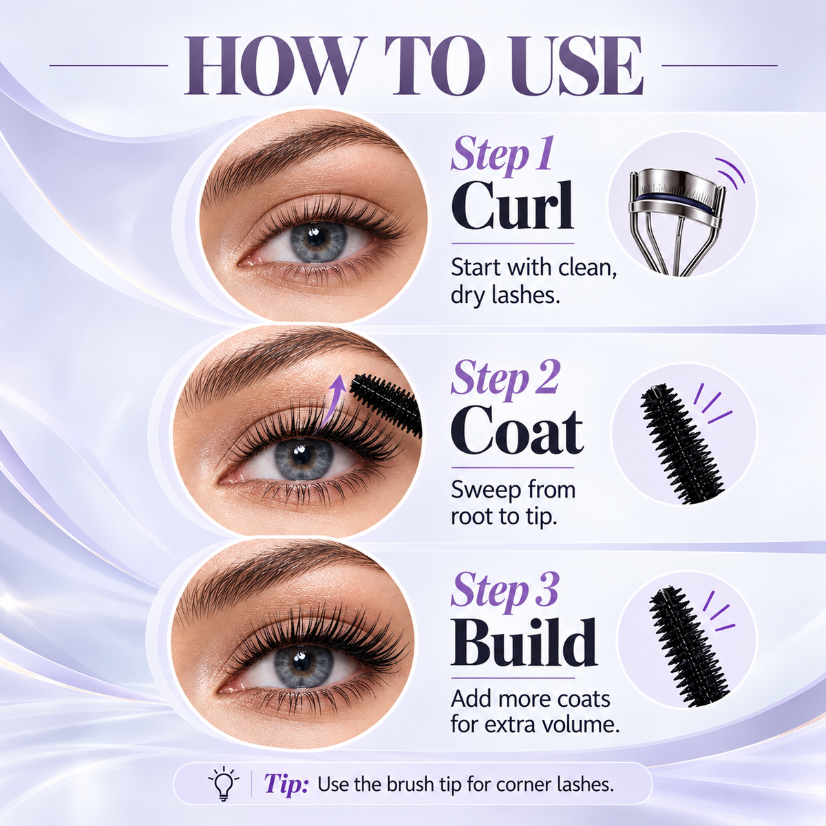 ✨💗Persistent Mascara Lengthening & Volumizing