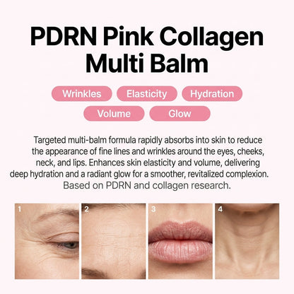 ✨Pink Collagen Plumping Multi Balm – Firm, Smooth & Youthful Skin🔥