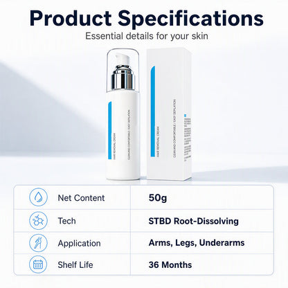 🎉60% Off! ✨Fresh & Cool Hair Removal Cream for Sensitive Skin⚡