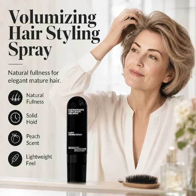 ⏳🔥LIMITED-TIME 50% OFF! ⏰👩 Peach-scented volumizing & setting spray—for lightweight, bouncy hair and long-lasting hold.