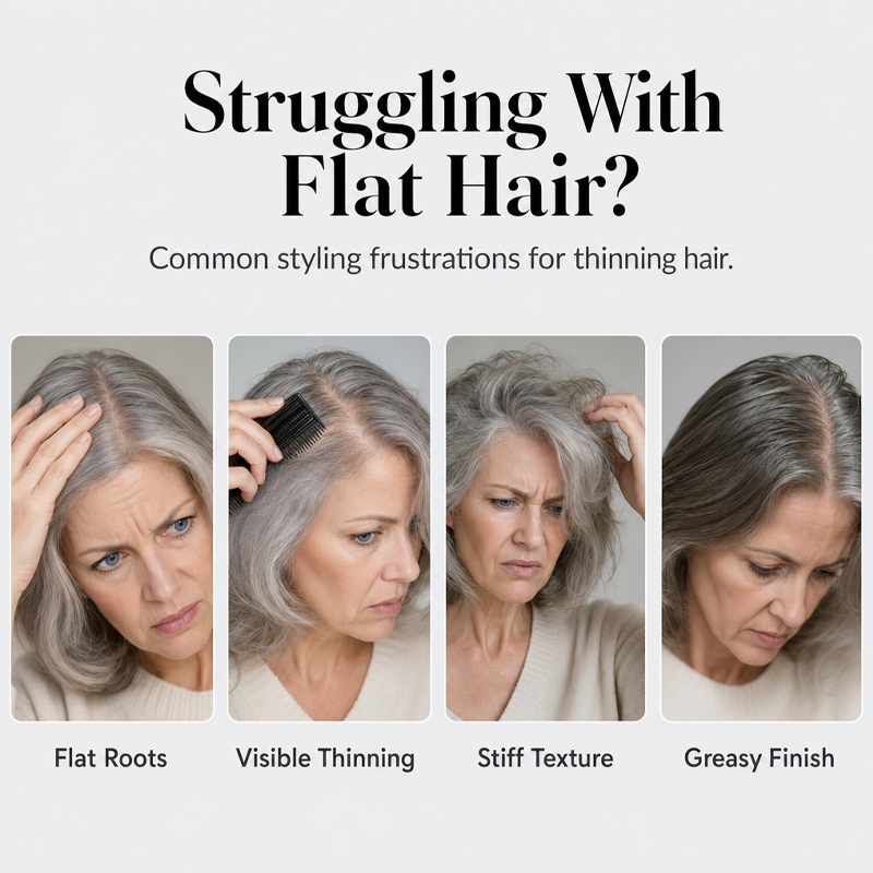 ⏳🔥LIMITED-TIME 50% OFF! ⏰👩 Peach-scented volumizing & setting spray—for lightweight, bouncy hair and long-lasting hold.